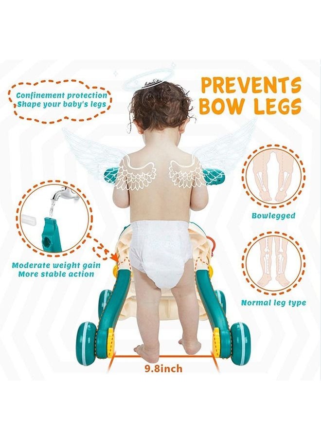 BAYBEE 3 in 1 Musical Push Along Baby Walker Sit to Stand Toys - Kids Activity Center - Toddlers Musical Fun Table - Lights and Sounds - Learning - for 6 Months and Up  - Image 4