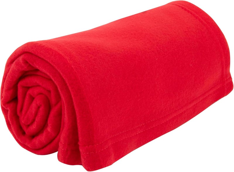 Trailmaker 50x60 Throw Blankets, Ultra Soft Hypoallergenic Fleece Fall Throw Blanket for Livingroom, Couch, Chair, Bed, Red - Image 5