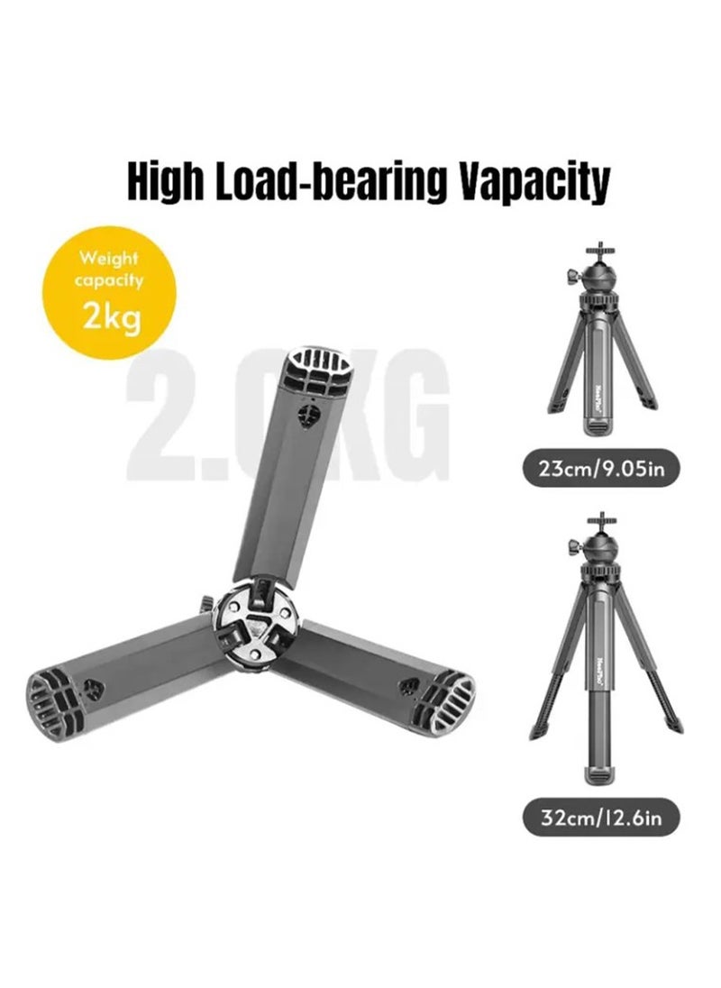 NeePho 3 in 1 Flexible Action Camera Tripod Stand for For Mobile & Camera Flexible , Multi Function Tripod Stand with Adapter  - Image 4