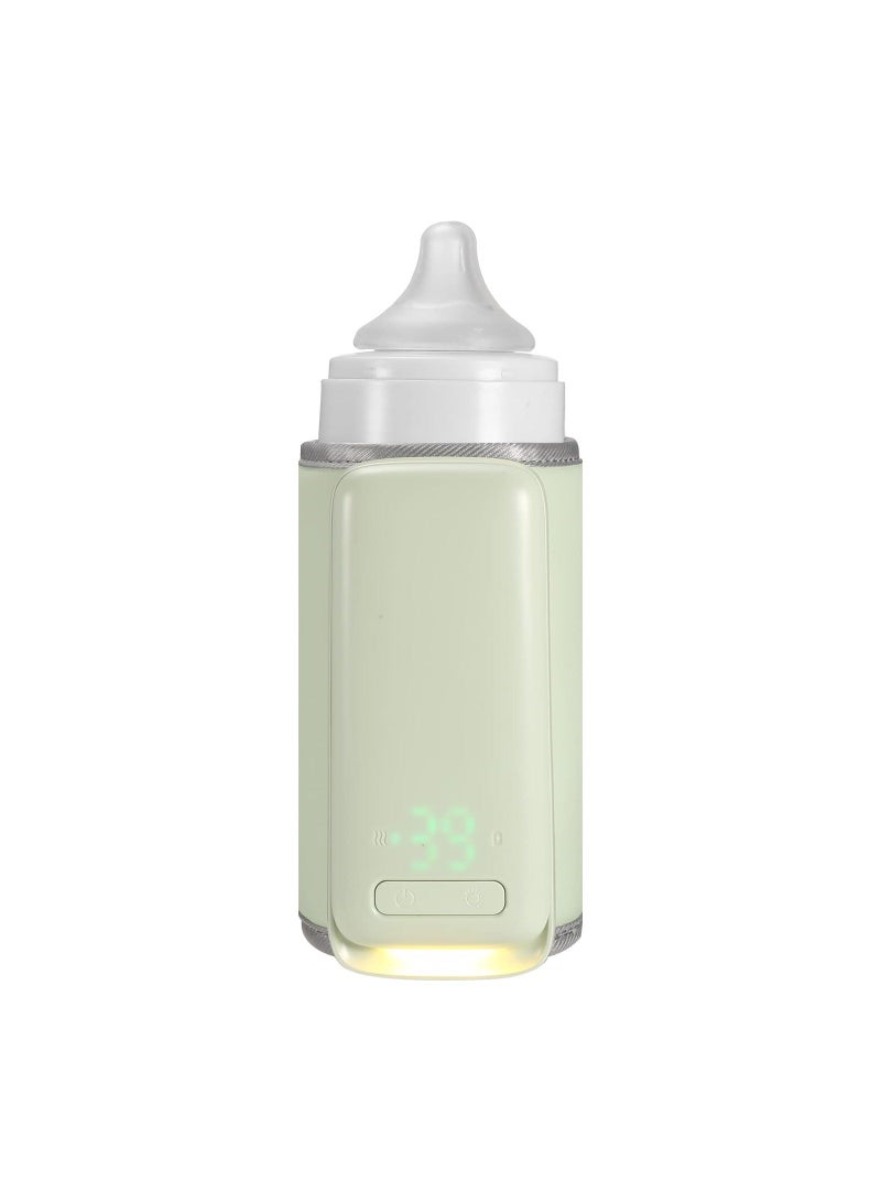 KASTWAVE Wireless Bottle Warmer, for Travel Portable Baby Milk Rechargeable USB Battery-Powered, Heating Bag Heaters Thermostat with Sterili-zing, Keep, Heat Food Jars Function - Image 1