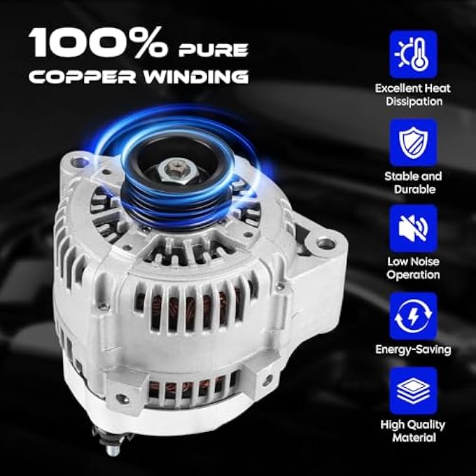 SEHNSUCHT Alternator Replacement New Fit for Honda Odyssey 1999-2001 3.5L, Automotive Replacement Alternators for 101211-7850 9762219-093 - Image 5
