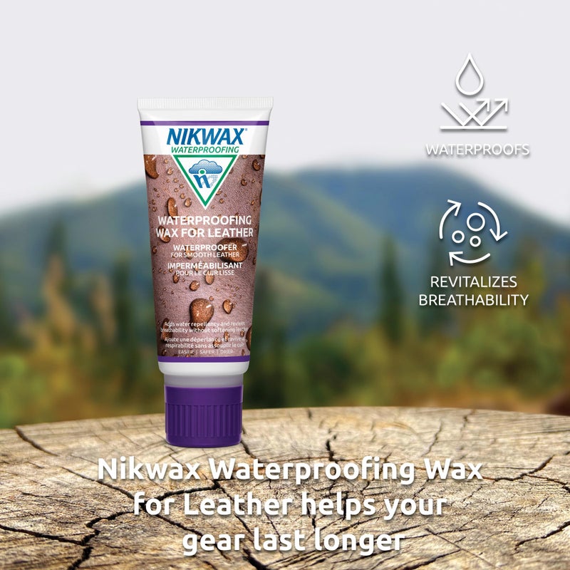 Nikwax Waterproofing Wax for Leather, Cream, Restores DWR Water Repellency, Shoe Care, Boot & Footwear Cleaner, Rain Protection, Safe for Gore-Tex - Image 3