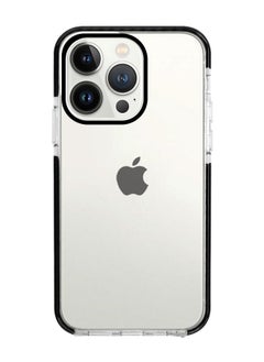 Protective Case Cover iPhone 13 Pro Max Clear Case With Shock Absorption Black Grip Anti Scratch TPU