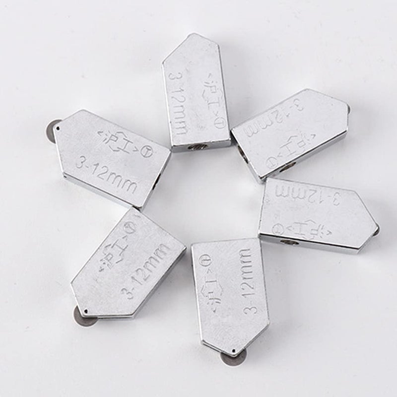 Replacement Glass Cutting Tool Wheel Metal Cutter Head Set of 4 - Image 5
