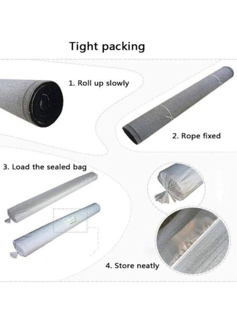 كي واي دي سجادة فيلفت للمساحات الكبيرة، سميكة، قابلة للغسل، كبيرة الحجم، بنمط كرتوني ناعم، مضادة للانزلاق، للسجاد الكبير في غرفة المعيشة وغرفة النوم، مقاس 160*230 سم. - Image 4