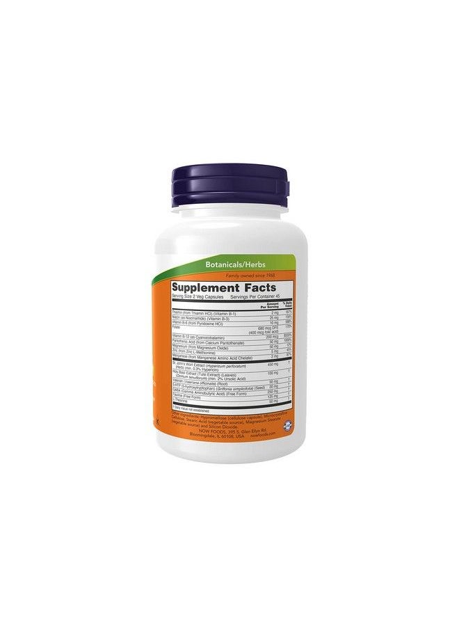now - Supplements Mood Support With St John Wort Nutrient And Herbal Extracts 90 Veg Capsules - Image 1
