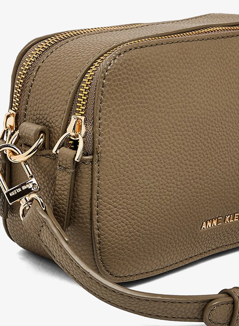 Anne Klein  Anne Klein Textured Zippered Camera Bag for Women | Best Price UAE