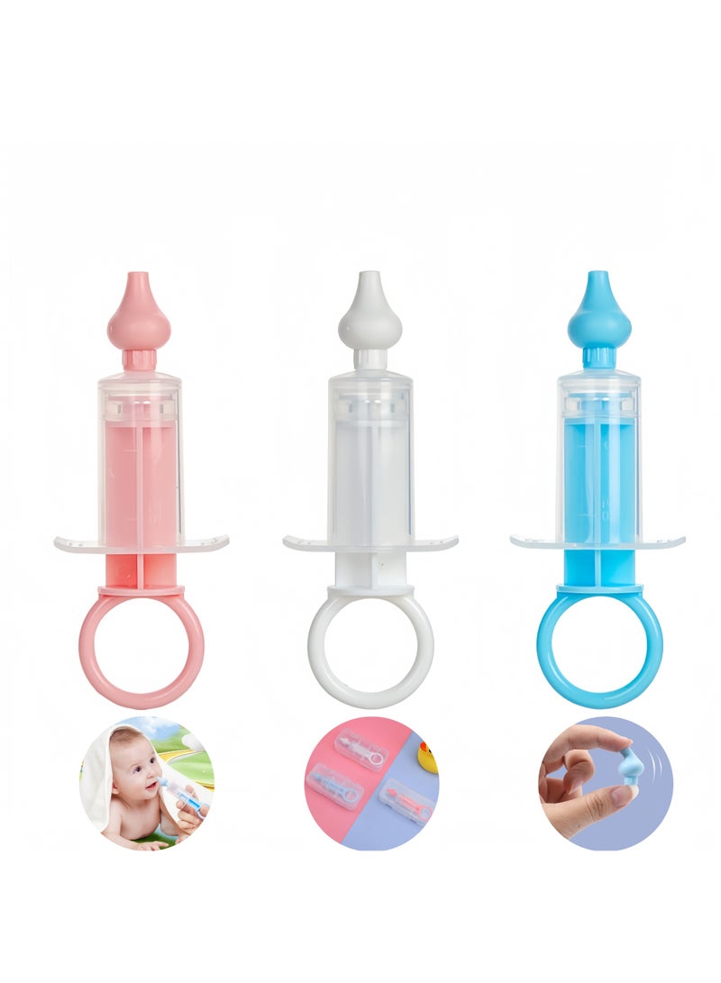 أداة تنظيف أنف الأطفال من السيليكون مكونة من 3 قطع، أداة تنظيف إبرة أنف الأطفال - Image 1