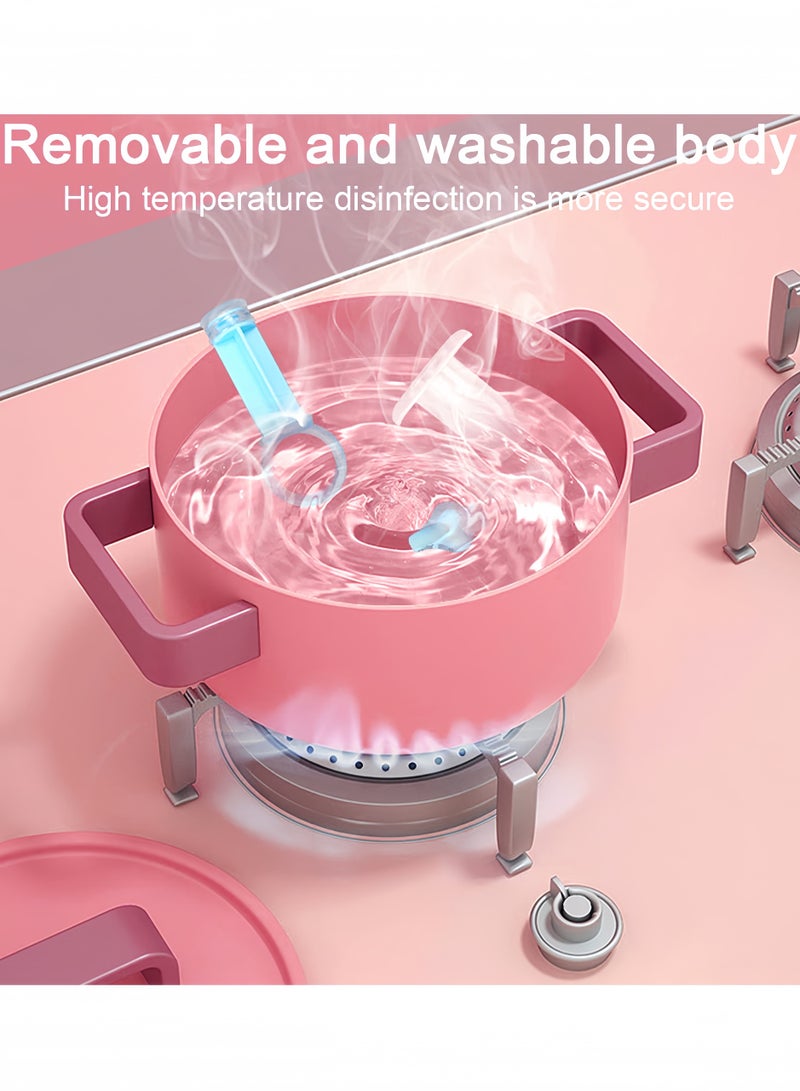 أداة تنظيف أنف الأطفال من السيليكون مكونة من 3 قطع، أداة تنظيف إبرة أنف الأطفال - Image 3