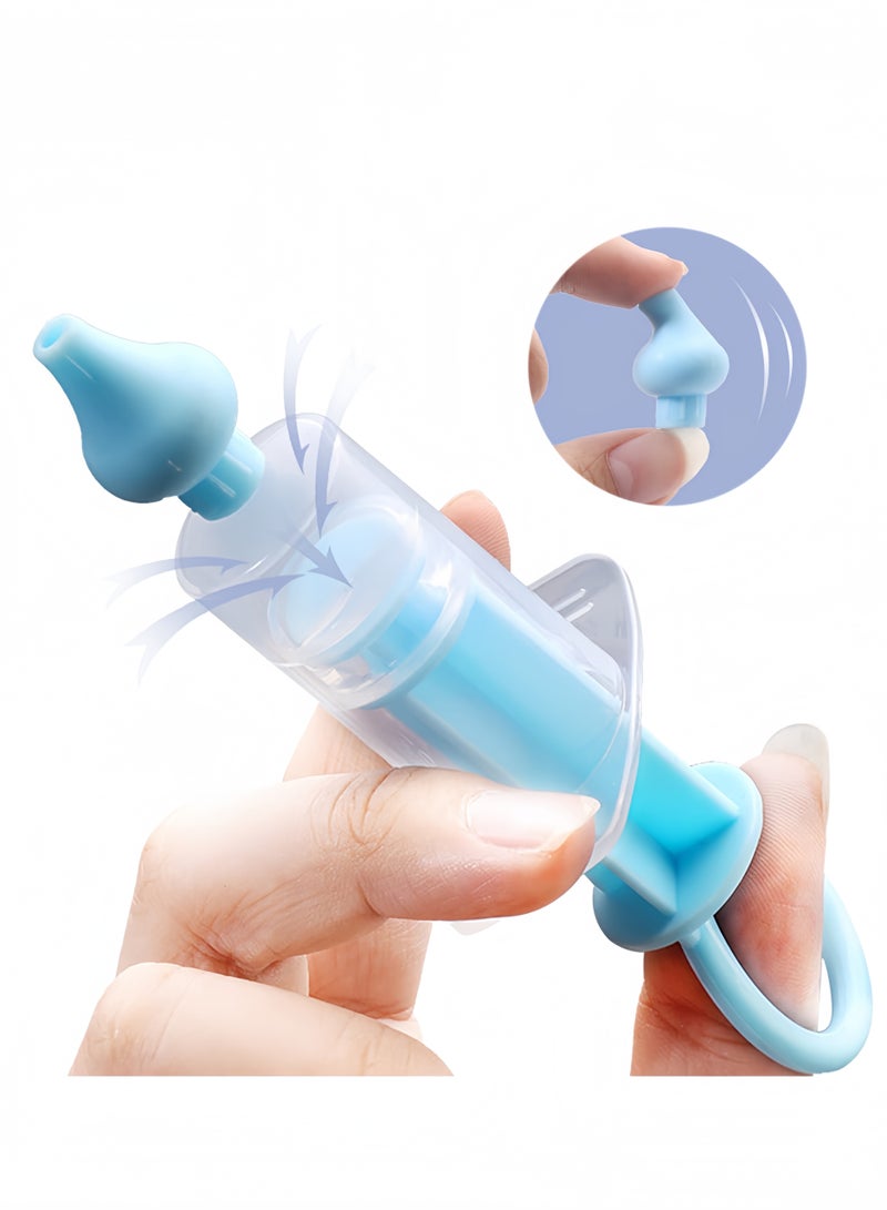 أداة تنظيف أنف الأطفال من السيليكون مكونة من 3 قطع، أداة تنظيف إبرة أنف الأطفال - Image 5