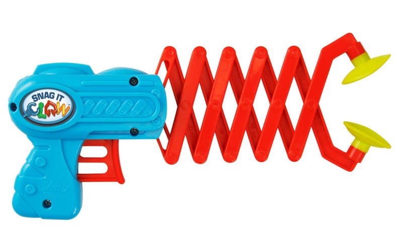 JARU Kids Grabber Claw 1 Pack 12 Inch Long Plastic Reacher Machine Robot Hand Toy Trash Pickup Extender Tool Interactive Learning Hand Eye Coordination Toys 56141A