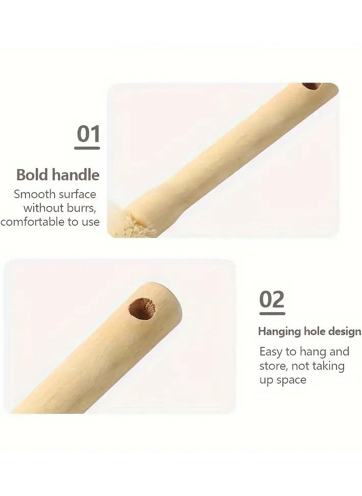 Ucanbe 2pcs Long Handle Toe Cleaning Brush, Reusable Foot Scrubber for Elderly, Pregnant Women, and Individuals with Limited Mobility, Easy-Grip with Hanging Loop Design, Alcohol-Free, No Power or Battery Needed  - Image 5