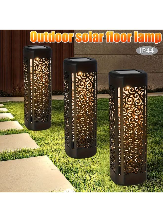 مصابيح حديقة شمسية 8 قطع، إضاءة LED خارجية قابلة للشحن باللون الأبيض، ديكور عشب - Image 3