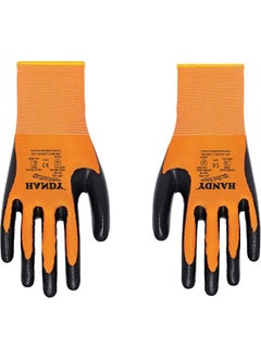Handy Hn-16 Nitrile Coated Industrial Craftsman Gloves Protective Glove 10/xl (1 Pair)  - Image 3