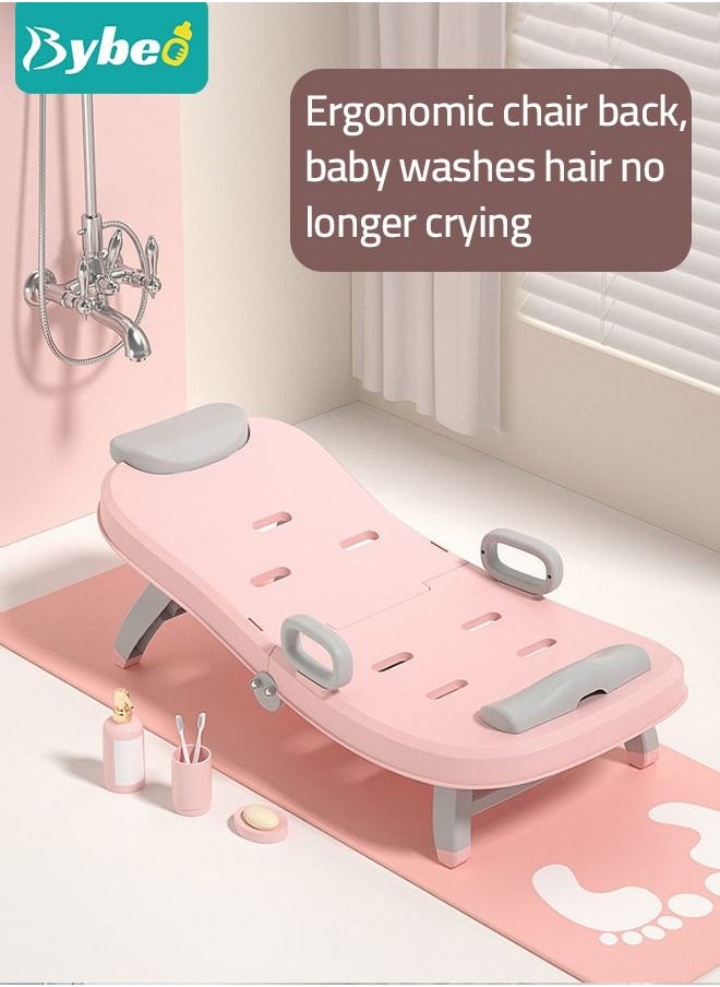 Bybeo - Kids Hair Rinser Salon Chair With Baby Bath Washing Hair Shower Shampoo Cup for Infants Toddler - Image 1