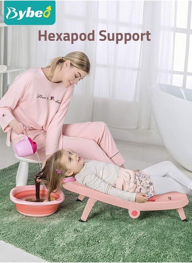 Bybeo - Kids Hair Rinser Salon Chair With Baby Bath Washing Hair Shower Shampoo Cup for Infants Toddler - Image 1