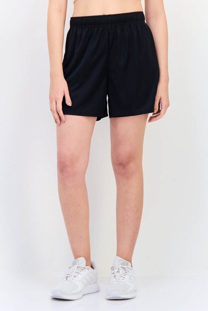 PUMA Women Sportswear Fit Brand Logo Outdoor Shorts, Black - Image 1