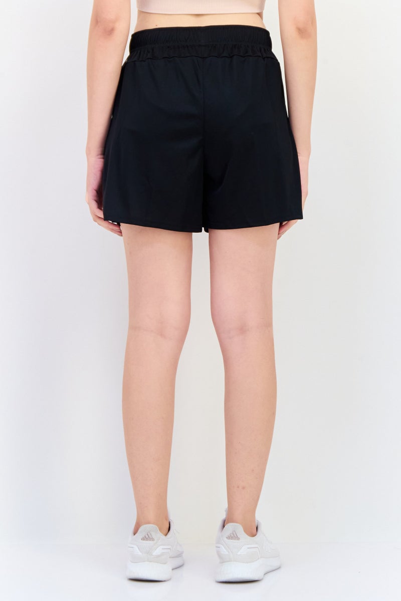 PUMA Women Sportswear Fit Brand Logo Outdoor Shorts, Black - Image 4