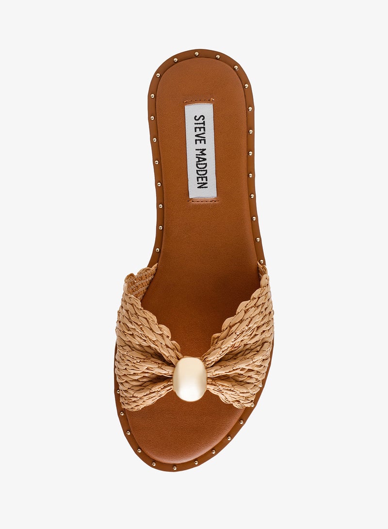 STEVE MADDEN Bow Accent Flat Sandals - Image 4