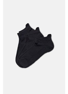 Tchibo Men 3 Pair Running Socks, Black  - Image 1