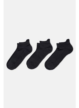 Tchibo Men 3 Pair Running Socks, Black  - Image 2