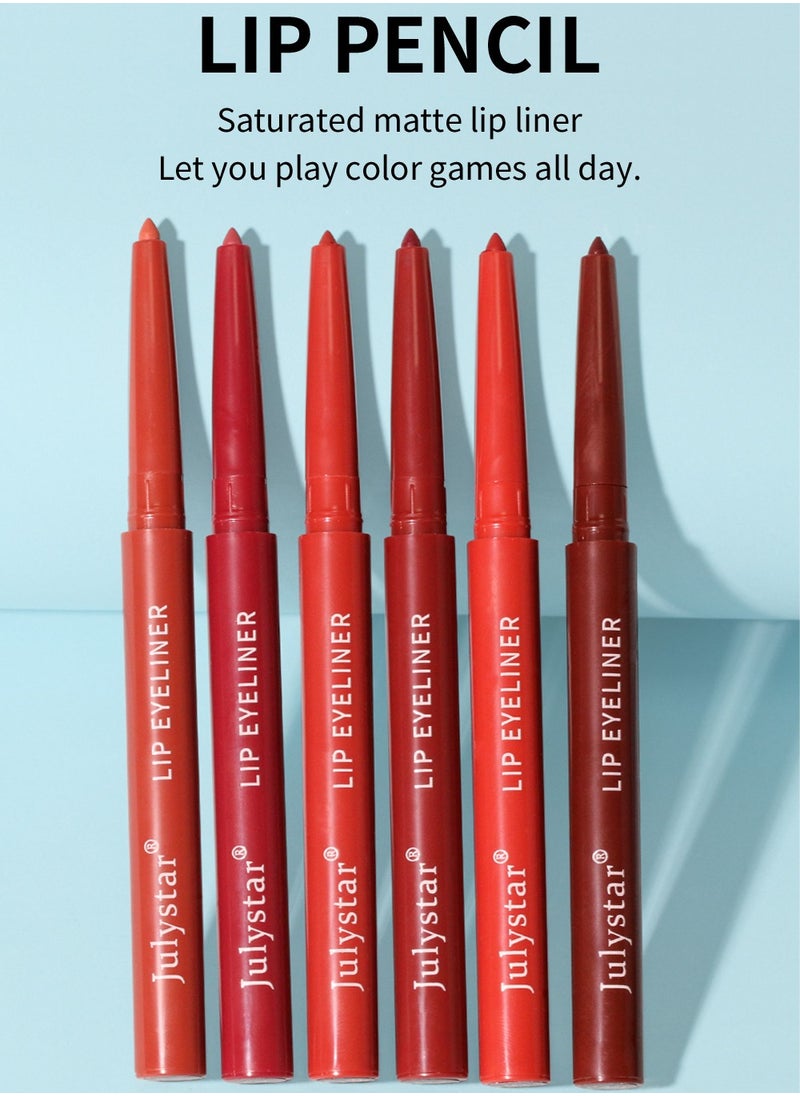 Julystar - Precision Matte Waterproof Lip Liner - Long-Lasting, Smudge-Proof Definition - Image 1