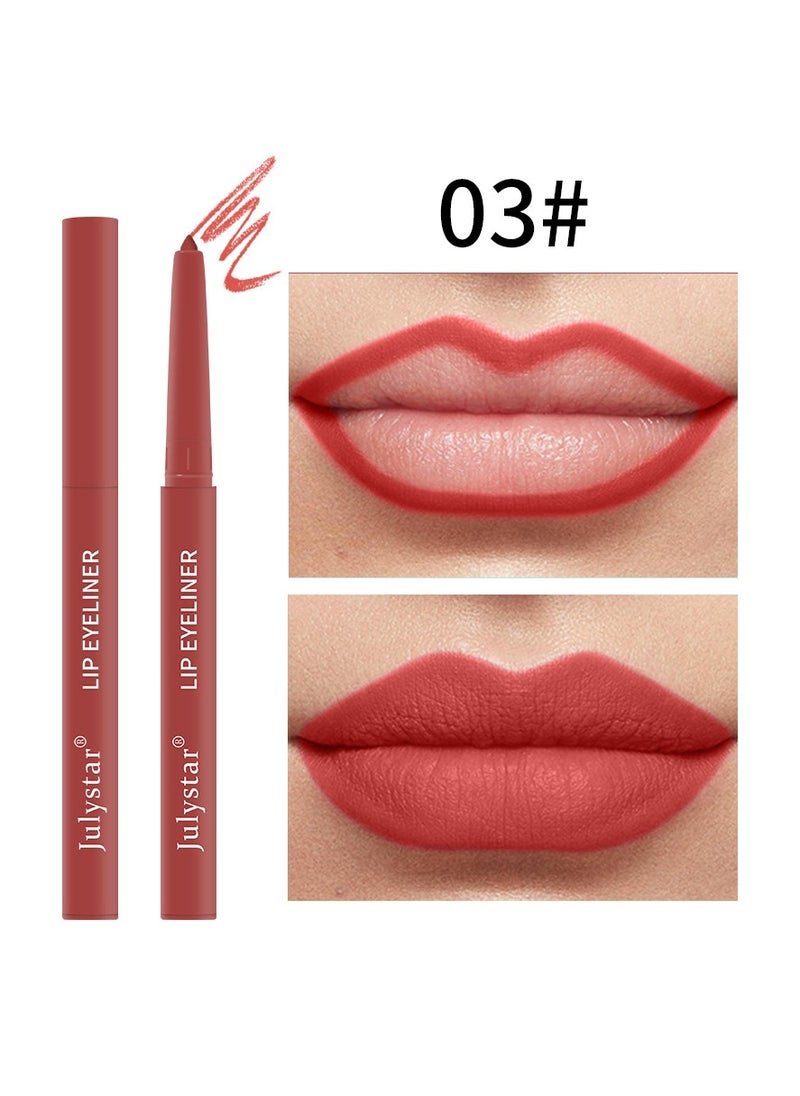 Julystar - Precision Matte Waterproof Lip Liner - Long-Lasting, Smudge-Proof Definition - Image 1