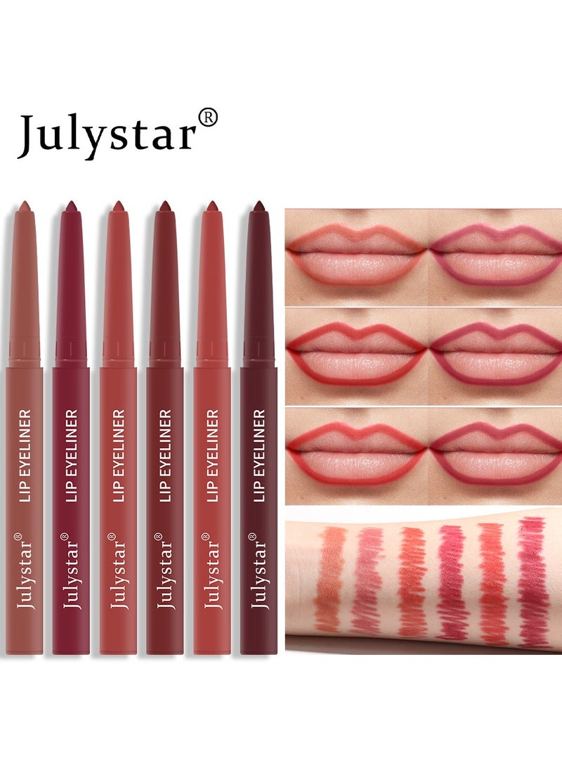 Julystar - Precision Matte Waterproof Lip Liner - Long-Lasting, Smudge-Proof Definition - Image 1
