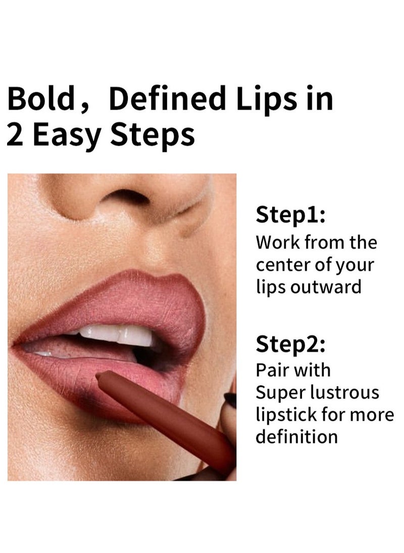 Julystar - Precision Matte Waterproof Lip Liner - Long-Lasting, Smudge-Proof Definition - Image 1