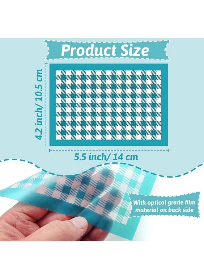 Benvo Pack Of 3 Silk Screen Stencils Reusable For Polymer Clay Jewelry Earrings Print Templates Easy Decoration Geometry Silkscreen Stencil (5.5 X 4.2 Inch Irregular Style)  - Image 3