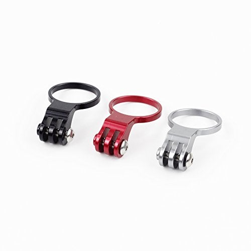 corki Silverock Bike Camera Stem Mount Light Holder 1-1/8 28.6mm for Go Pro Camera Flashlight - Image 3