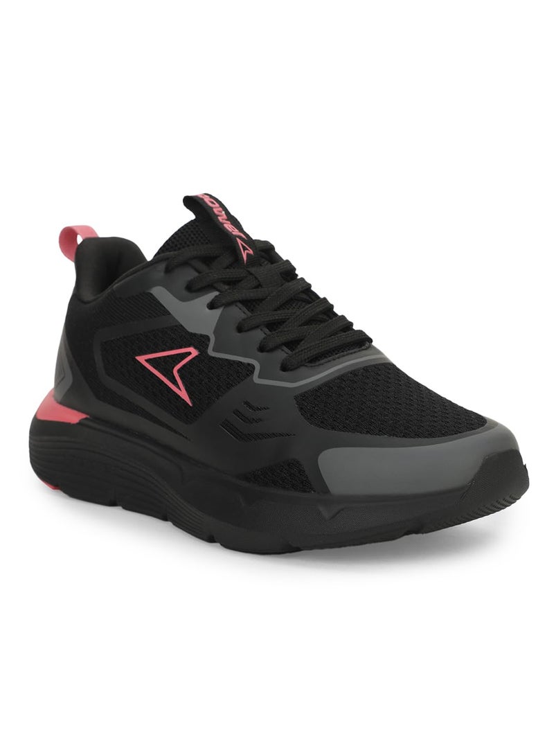 Power Women's N Walk MAX 3.0 E Black Sports Shoes - 7 UK (5396013) - Image 1