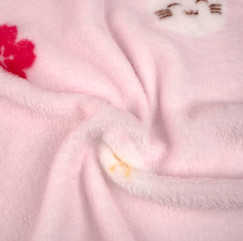 Uber World Uber World Newborn Baby Blanket with Hood/Infant AC Blanket/Baby Wrapper/Flannel Baby Blanket for 0-9 Months (70x70cm) Pack of 1 - Image 4