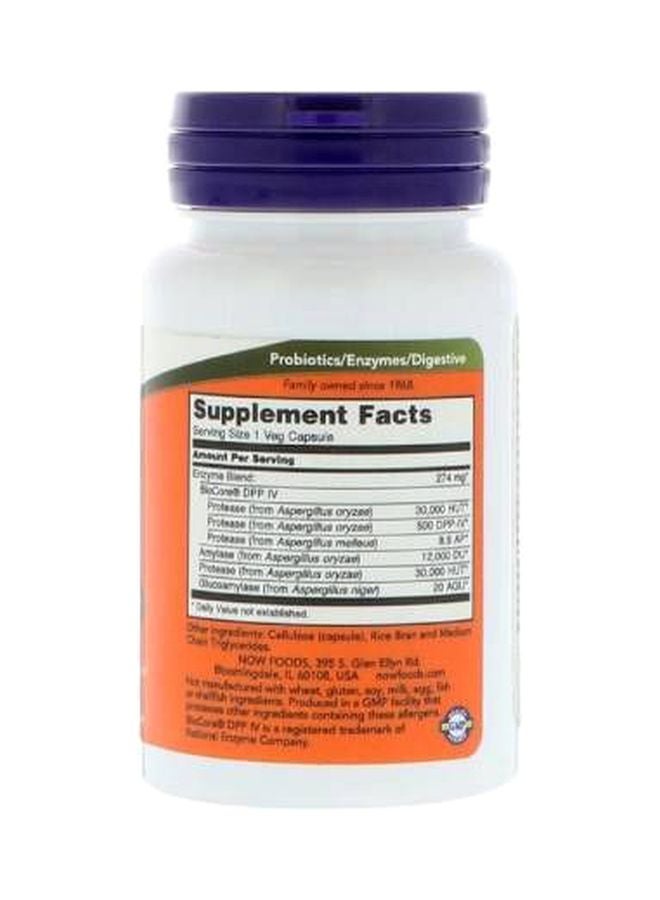 Now Foods Gluten Digest Dietary Supplement - 60 Veg Capsules - Image 2