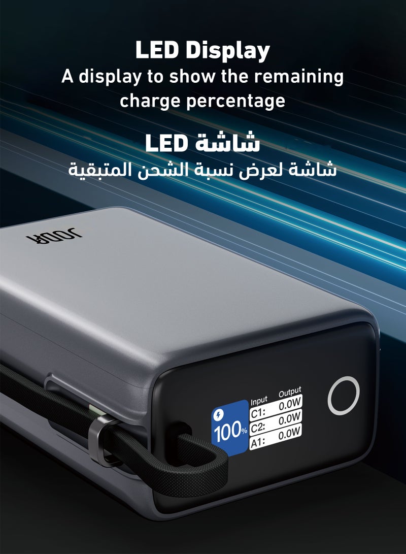 جودا باور بانك NEON 25 بسعة 25000mAh وPD 100W - Image 3