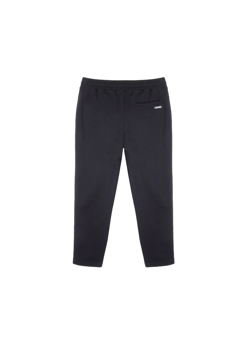 سيدرو CEDRO Men's 100% Cotton French Terry Mid-Weight Sweatpants with Drawstring, Black