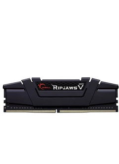G.Skill مجموعة ذاكرة سطح المكتب G.SKILL Ripjaws V Series 16 جيجابايت (8 جيجابايت × 2) DDR4 مزدوجة القناة، سرعة الذاكرة 3200 ميجاهرتز، زمن الاستجابة CL16 CAS، 1.35 فولت، 288 دبوس، Intel XMP 2.0، أسود كلاسيكي | F4-3200C16D-16GVKB  - Image 4