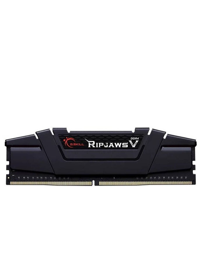 G.Skill - مجموعة ذاكرة سطح المكتب G.SKILL Ripjaws V Series 16 جيجابايت (8 جيجابايت × 2) DDR4 مزدوجة القناة، سرعة الذاكرة 3200 ميجاهرتز، زمن الاستجابة CL16 CAS، 1.35 فولت، 288 دبوس، Intel XMP 2.0، أسود كلاسيكي | F4-3200C16D-16GVKB - Image 1