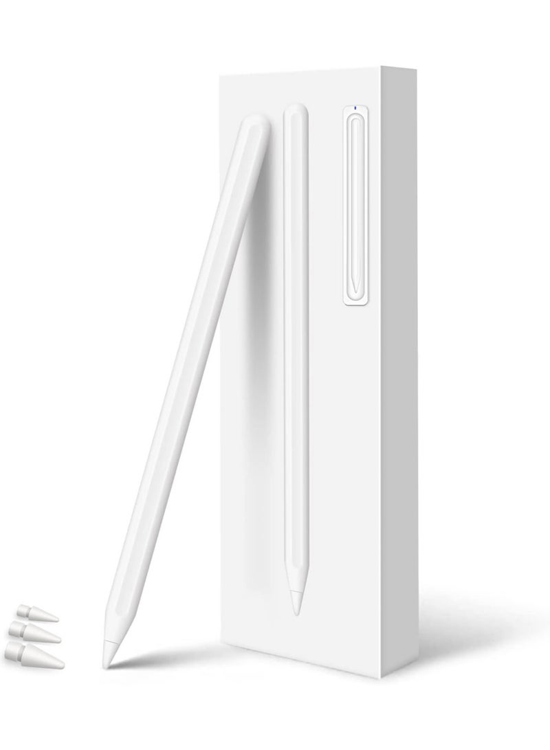Protect W12 iPad Pencil for iPad Pro/ Air/ A16/ Mini with Palm Rejection - Magnetic Charging, High Precision, Stylus Pen for Drawing, Writing, and Note-Taking - Image 2