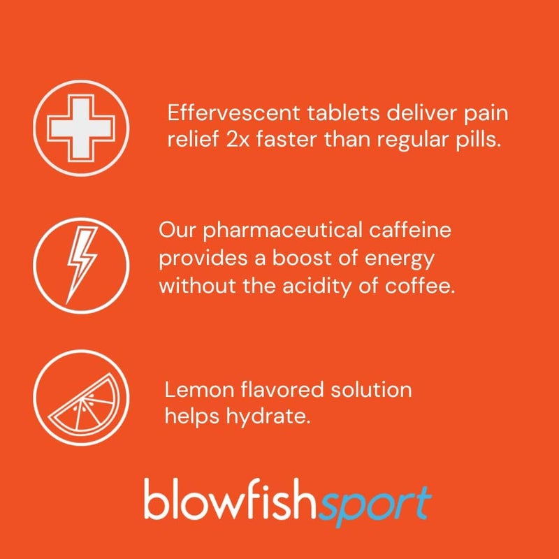 Blowfish Sport  2Pack  Pain Relief for Athletes  Eases Sore Muscles  Boosts Energy  Effervescent Formula Works Fast  Perfect for Morning Workouts - Image 2