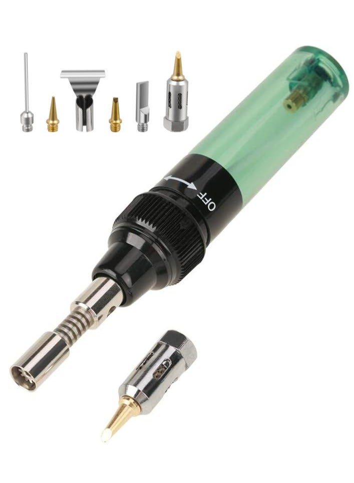 6-in-1 Portable Soldering Iron Pen - Adjustable Temperature, No Battery Needed, Liquid Gas-Free, Ideal for DIY, Electronics Repair, Home, Boat Car Maintenance - Festive Gift  - Image 1
