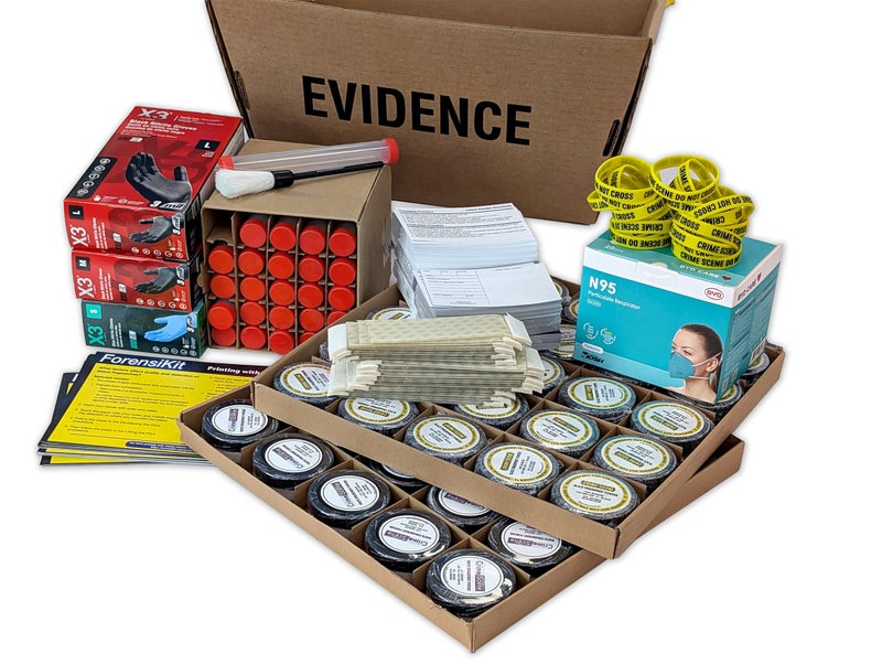 Crime Scene Latent Fingerprinting for Classrooms 25 Student Classroom Edition Supplies for 25 Students to Lift Prints Uses The Same Forensic Supplies Used by Pros - Image 3