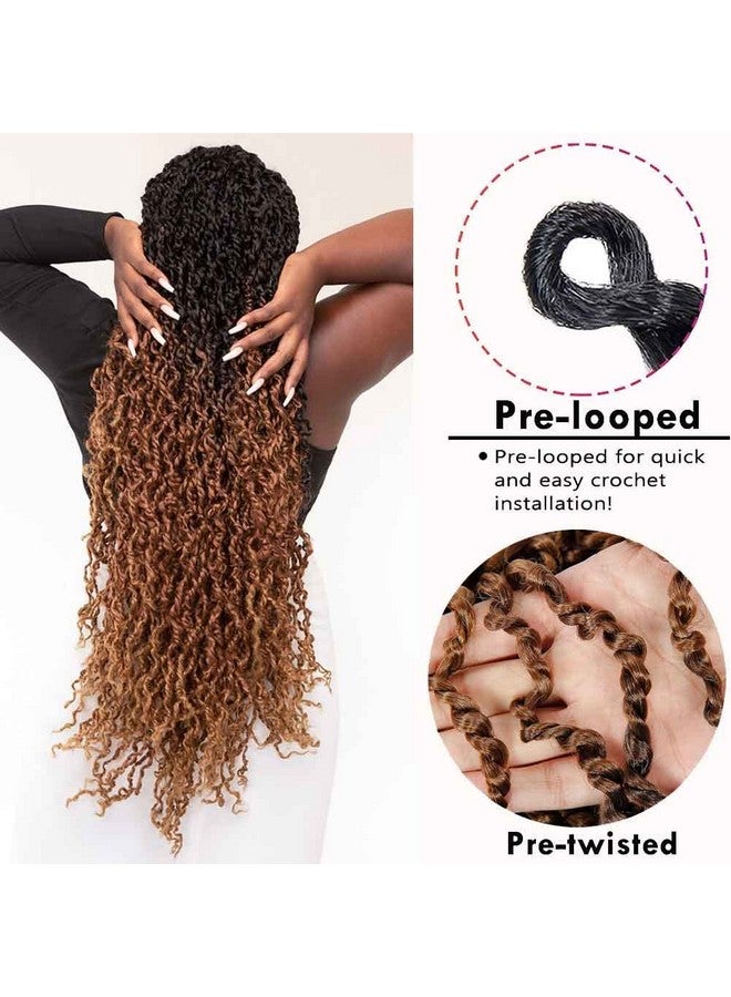SOKU Passion Twist Crochet Hair 26" - 5 Packs Pre Twisted Senegalese Twist Crochet Hair Bey-Blonde Majesty Twist Pre-Looped Synthetic Dreadlocks Bohemian Locs For Black Women - Image 1
