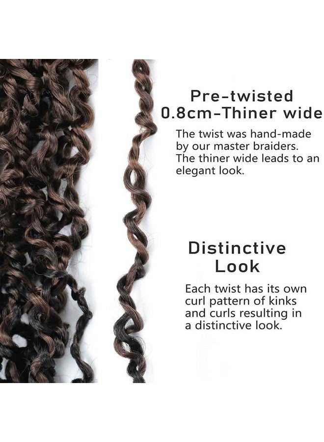 SOKU Passion Twist Crochet Hair 26" - 5 Packs Pre Twisted Senegalese Twist Crochet Hair Bey-Blonde Majesty Twist Pre-Looped Synthetic Dreadlocks Bohemian Locs For Black Women - Image 2