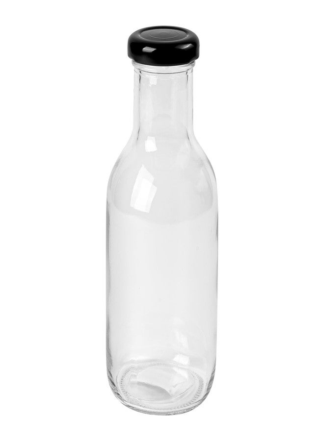 ريستورنت وير مجموعة أدوات المطاعم، 10 زجاجات زجاجية سعة 12 أونصة، بغطاء محكم الإغلاق، زجاجات صغيرة بأغطية، زجاجة زجاجية متينة بأغطية، مناسبة للساخن والبارد، زجاجة شفافة للتخزين، خالية من مادة BPA، حاويات صغيرة بأغطية - Image 1