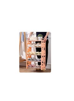 Spaceshoop Assembled Simple Household Plastic Multilayer Mini Shoe Rack  - Image 1