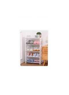Spaceshoop Assembled Simple Household Plastic Multilayer Mini Shoe Rack  - Image 2