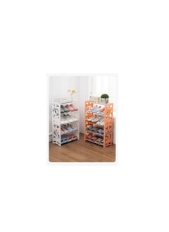 Spaceshoop Assembled Simple Household Plastic Multilayer Mini Shoe Rack  - Image 3