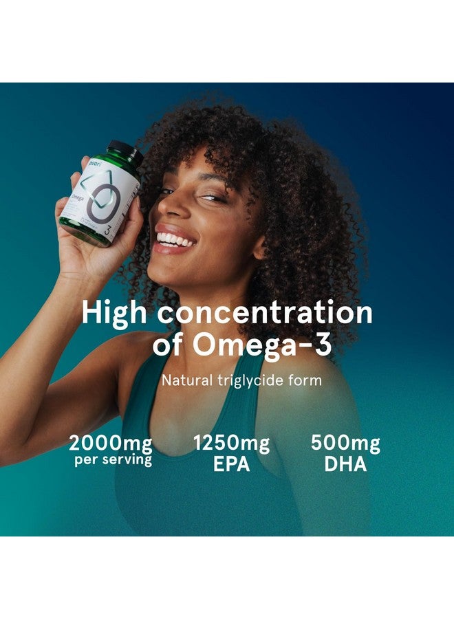 Puori Omega 3 Fish Oil - Ultra Pure 2000mg - 120 Softgels - Heart, Brain and Eye Health Supplement - Burpless, IFOS Certified, Non-GMO Capsules - O3 - 2000mg EPA 1250mg DHA 500mg - Image 4