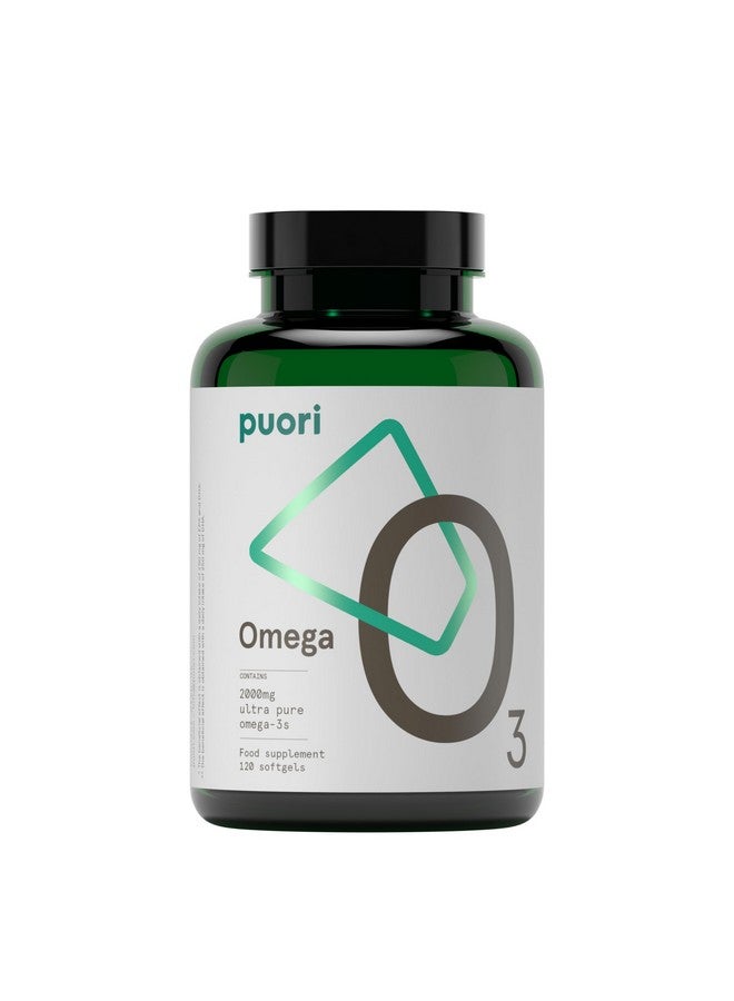 Puori Omega 3 Fish Oil - Ultra Pure 2000mg - 120 Softgels - Heart, Brain and Eye Health Supplement - Burpless, IFOS Certified, Non-GMO Capsules - O3 - 2000mg EPA 1250mg DHA 500mg - Image 3